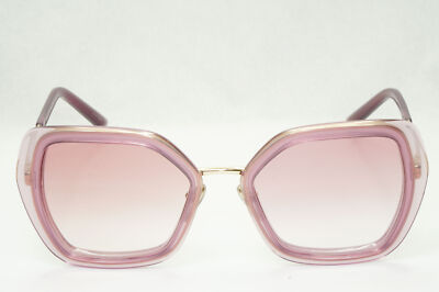 Prada Sunglasses Lilac Gold Buganville Opal Square PR53YS  display picture 2