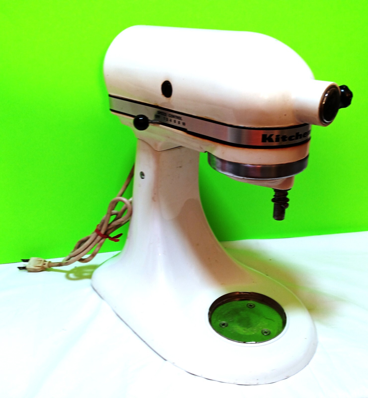 KitchenAid K45 TiltHead Stand Household Mixer White w Bowl, 2