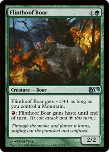 *MRM* FR/VF 4x Boar Piedesilex - Flinthoof Boar MTG Magic M10+