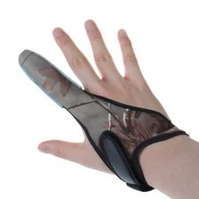 1* Fishing Finger Single Stall Protector Glove Sheepskin Adjustable Casting Line