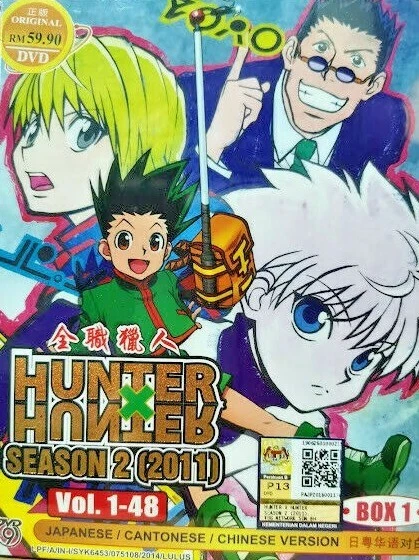 Anime DVD Hunter x Hunter HxH 2011 COMPLETE Season 2 148eps ENG SUB All  Region