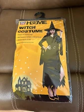Rite Aid Home Witch Costume, Womens Size Medium/Large, Includes