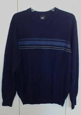 DOCKERS' MEN'S LS NAVY CREW-NECK 100 ACRYLIC PULLOVER SWEATER-L-NWOT-NICE