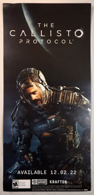 THE CALLISTO PROTOCOL Game PROMO DISPLAY POSTER Dead Space XBOX PS5 PC
