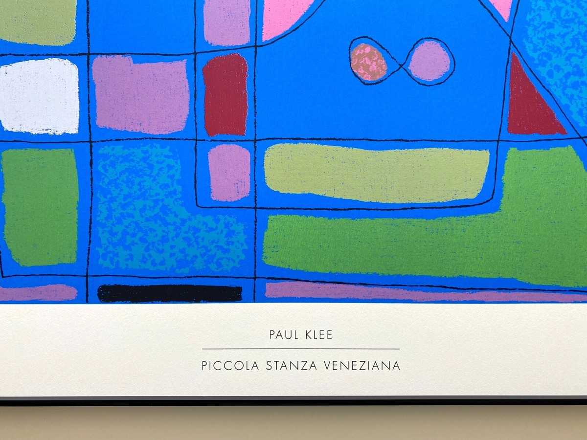 PAUL KLEE RARE 1993 FRAMED FINE ART SILKSCREEN PRINT 