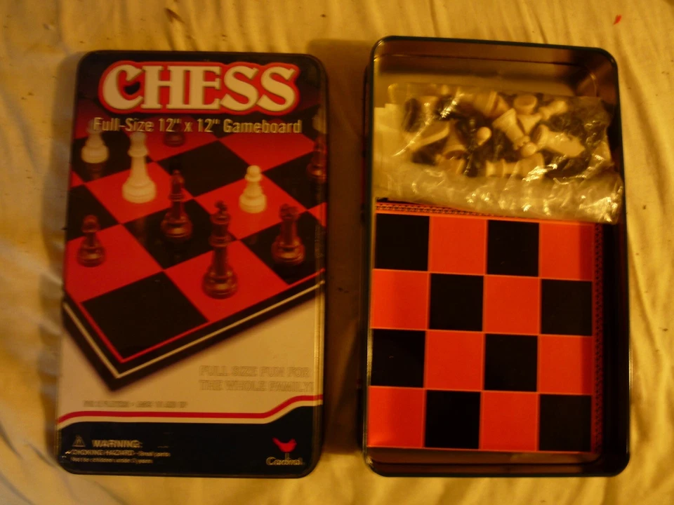 CARDINAL CHESS SET FULL SIZE 12in x 12in FOR 2 PLAYERS FROM 10YRS UP - Image 3 of 3