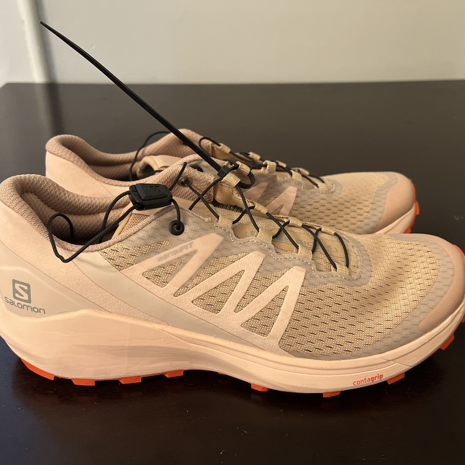 Taglia 8 Salomon scarpe da corsa donna Sense Ride 4 trail scirocco peachy Keen