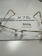 Safilo Emozioni 4351 0EY7 53-16-135 Silver Half Rim Eyeglasses Frames Only