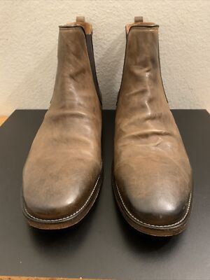 John Varvatos Fleetwood Sharpei Chelsea Boot Brown Men display picture 3