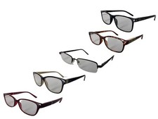 4 PACK FOSTER GRANT UNISEX READING GLASSES W/CASE MULTICOLOR