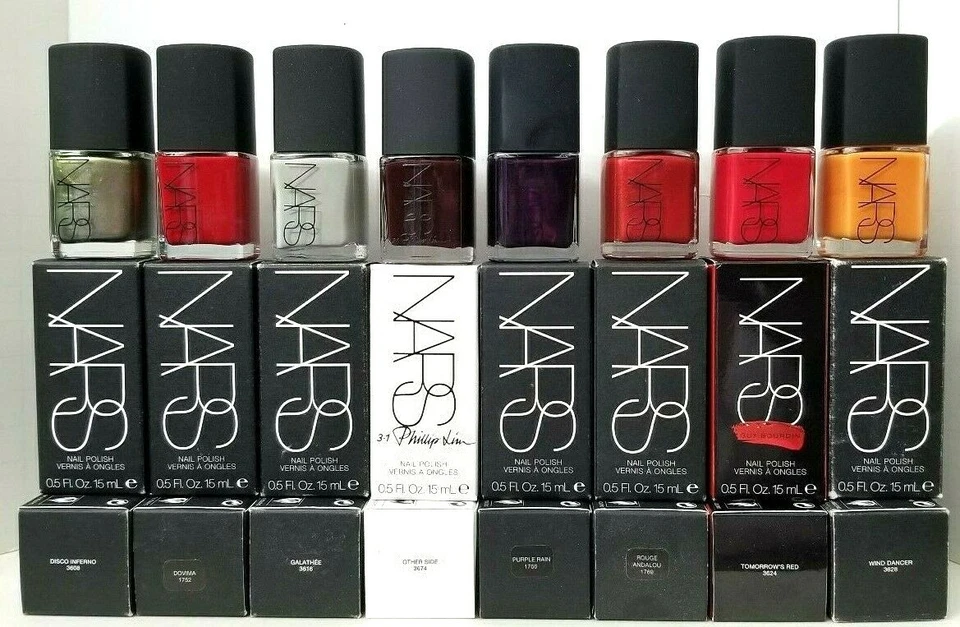Paquete de 2 esmaltes de uñas NARS 0,5 OZ EA nuevos en CAJA ELIGE TU TONO Foto 2 de 4