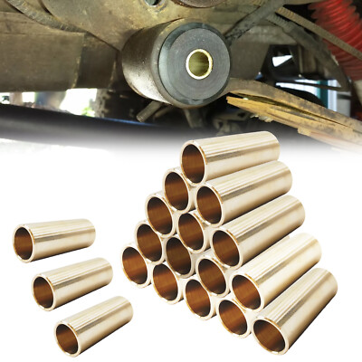 #ad 16pcs Trailer Leaf Spring Bushing Kit Shackle Bushings Bronze Bushings Trailer $30.88