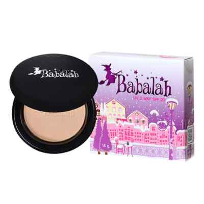 Babalah UV 2Way Powder SPF20++ Formula 1 Fine Light Texture Water Resistant 14g