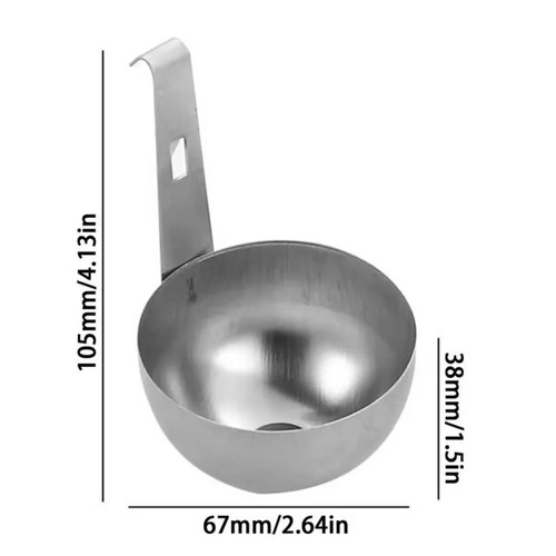 10Pcs Stainless Steel Egg Steamer Rack with Hanger Hook Kitchen Heating Mold+ - Picture 2 of 12