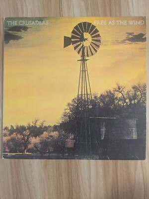 The Crusaders:  Free As The Wind Vinyl Record LP  1977 MCA 37073