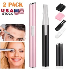 2× Eyebrow Trimmer Hair Face Brows Razor Remover Facial Epilator Adjustable Comb