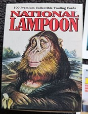 National Lampoon box of 100 trading cards: Farrah Fawcett Jimmy Carter Star Trek