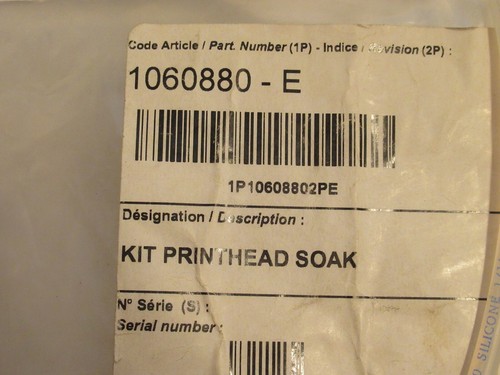NEW MARKEM IMAJE 1060880-E 1060880E PRINTHEAD SOAK KIT - Picture 2 of 3