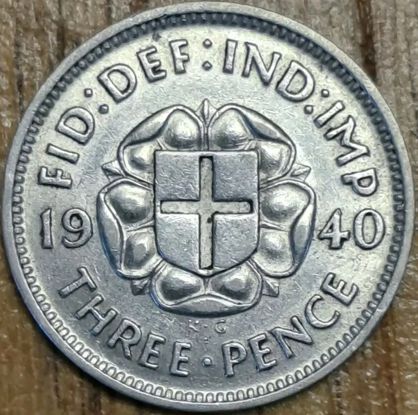 Silver Threepence Coins 1940 to 1944 Choose Your Date - UK