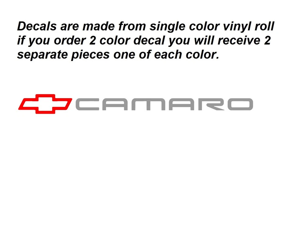 CAMARO z28 Chevrolet, 40" LONG Windshield Baner Sticker Logo Vinyl Decal - Image 3 of 4
