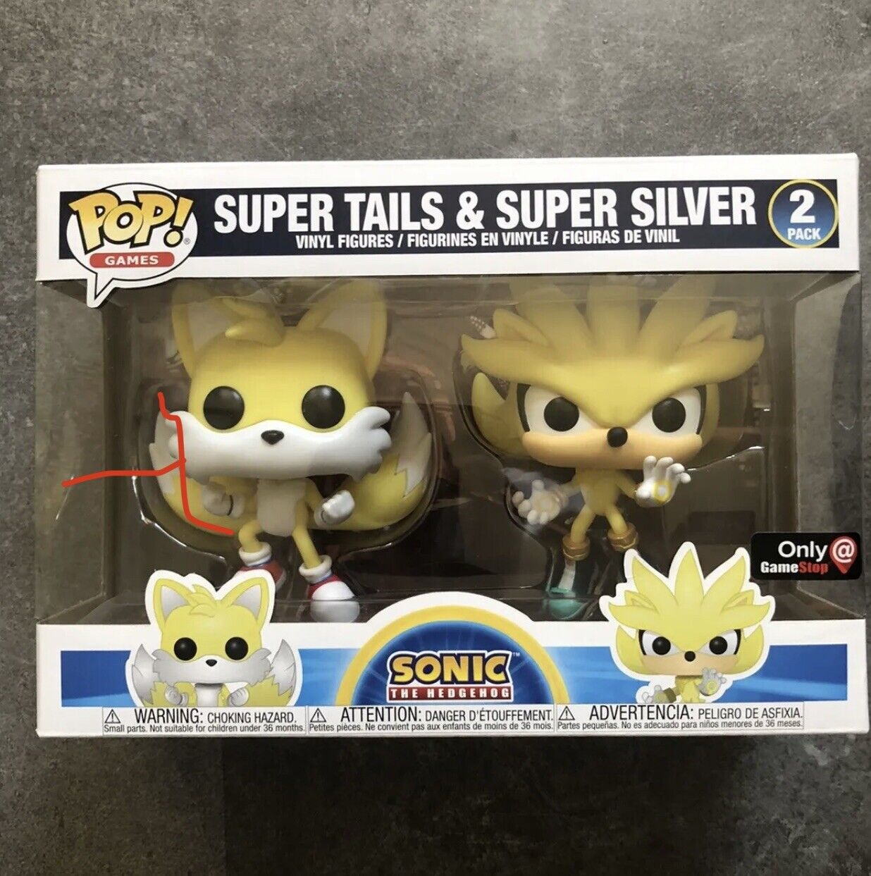 Verified Super Tails & Super Silver (2-Pack) [SDCC] by Funko Pop!