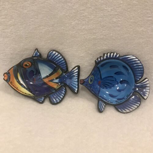 Ben Diller Humuhumunukunukuapaua'a & Yellow Eyed Sturgeon 6” Small Dish Maui