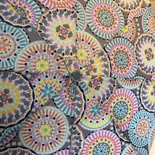 Vera Bradley Sunny Medallion Compact Umbrella Retired Pattern Excellent Cond