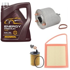 NEW OIL AIR FUEL FILTERS SERVICE KIT FOR PEUGEOT PARTNER 1.6 HDI 2005+