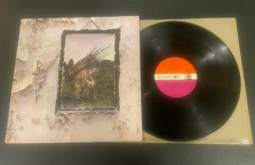 Led zeppelin IV 1971 Rare Red Plum Label
