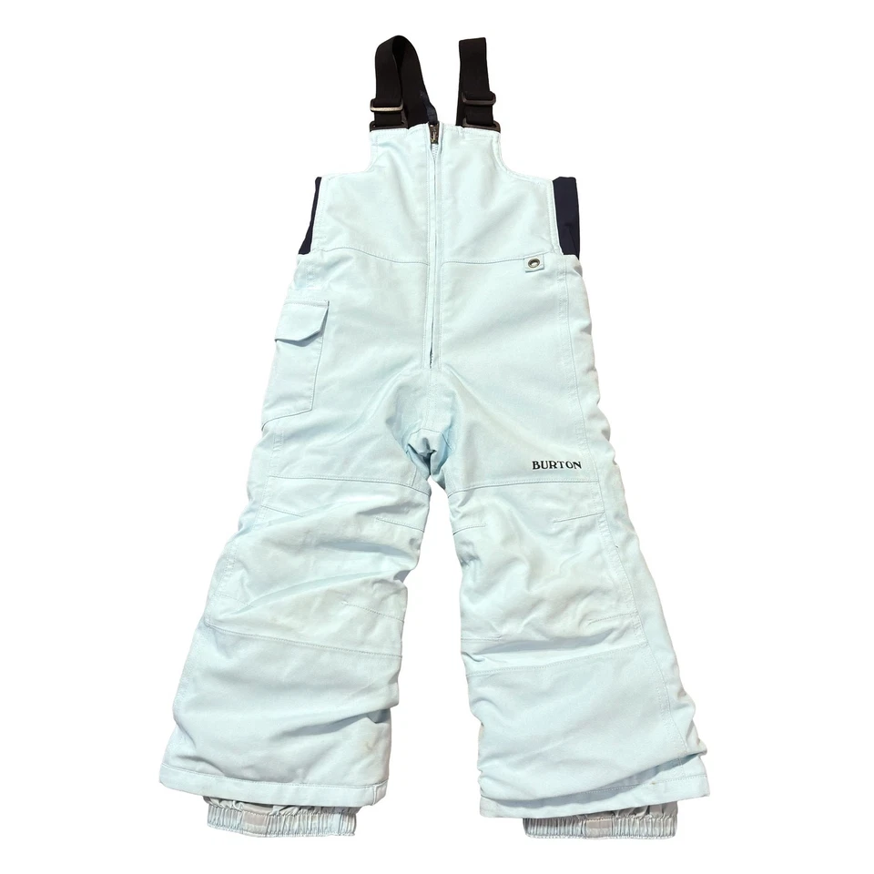 Burton Maven Snow Bib Aqua Room to Grow Bib Pants Toddler Youth 3T - Image 2 of 4