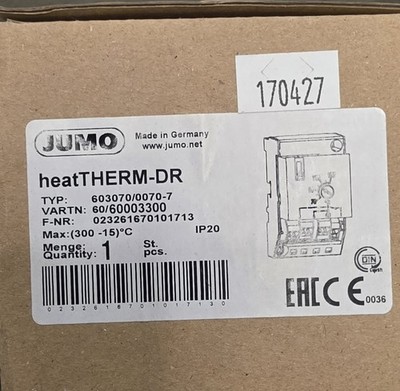 Jumo 603070/0070-7 Temperature limiter 20 up to 150 °C 16 A relay