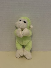 Wish pets Tiny Green Monkey Plush Stuffed Animal
