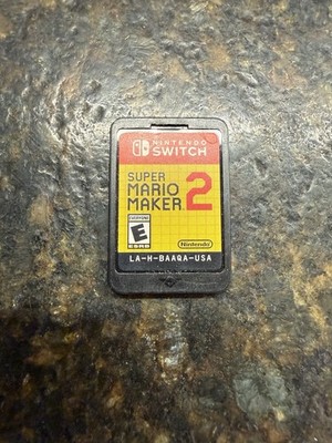 Super Mario Maker 2 Nintendo Switch Game Cartridge Only 2019 USA Rated E Tested