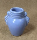Vintage 1939 Brush McCoy Pottery Miniature Blue  Vase