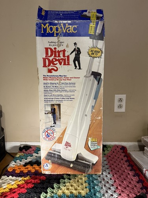 #ad VINTAGE 1997 Dirt Devil Stick Mop Vac Model 3000 New Open Box USA Old Stock $140.00