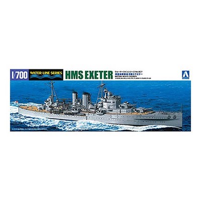 Aoshima 1/700 British Heavy Cruiser HMS Exeter 06754