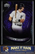 Andrew Benintendi 2022 Topps Chrome Black Purple Mini-Diamond Refractor #63 /150
