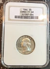 1964 90% Silver Washington Quarter Camero NGC PF68