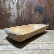 Alte Bäckermolle Backmulde Fleischermolle Holzmolle Trog / L103 B47 H20 cm