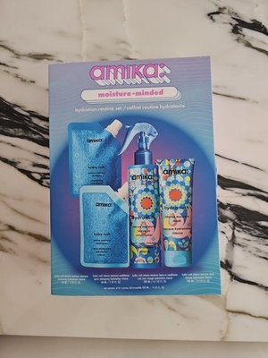 #ad #ad Amika Hydro Rush Shampoo Conditioner Leave In Spray and Moisture Mask 4 pc NIB $39.99