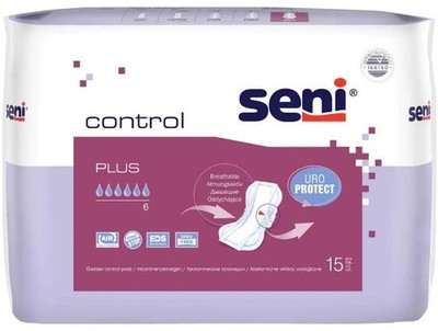 Einlagen Seni Control Plus  bei mittlerer Inkontinenz,  930 ml (Unisex)