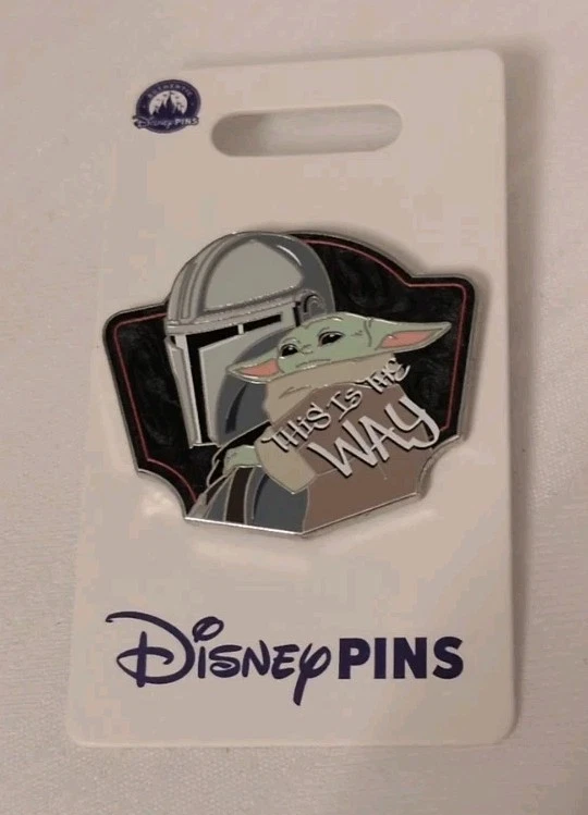 New Disney Parks Star Wars Maldolorian Din & Grogu Pin This Is The Way