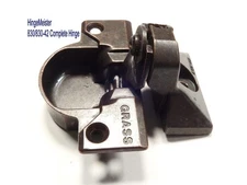 Grass 830-42 Bronze Hinge and mounting plate - Complete Hinge