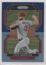 2022 Panini Prizm Tier III Blue & Carolina Blue Prizm Zack Wheeler #222 5ya