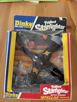 Dinky Toys 1978 Trident Starfighter No 362 mit Rakete komplett