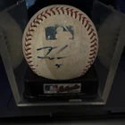 Freddy Freeman Game Used Signed Baseball Atlanta Braves LA Dodgers Autograph