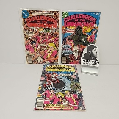 Challengers of the Unknown Lot 82 84 87 DC Comics Reader Copies