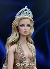 Beauty Pageant Diamond Crown/Tiara Babies_Fashion Royalty Dolls_2025-Green