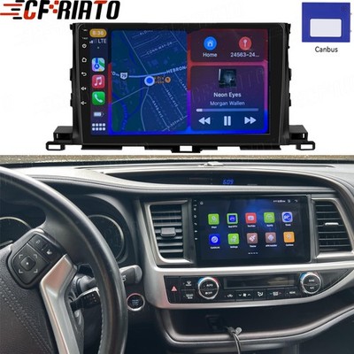 For Toyota Highlander 15-2019 JBL Car Stereo Radio Carplay Android 15 GPS NAVI