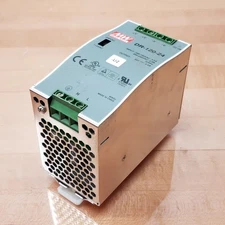 Mean Well DR-120-24 Power Supply, 100-120Vac, 3.3A, 200-240VAC, 2.0A, 50/60Hz